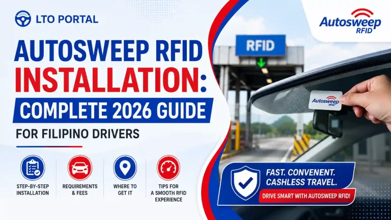 Autosweep RFID Installation Complete 2026 Guide for Filipino Drivers
