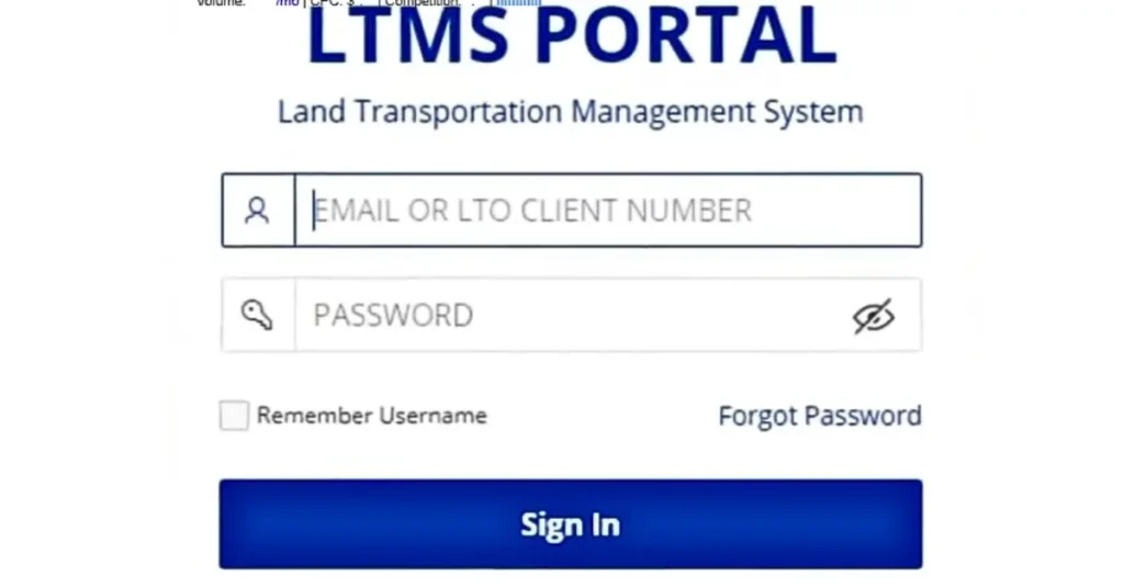 Enter Login Credentials