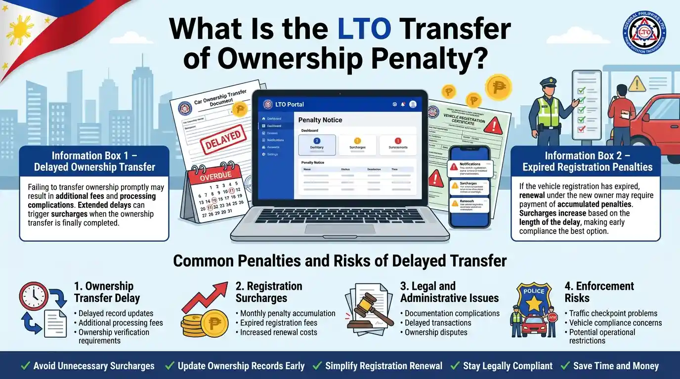 What Is the LTO Transfer of Ownership Penalty?