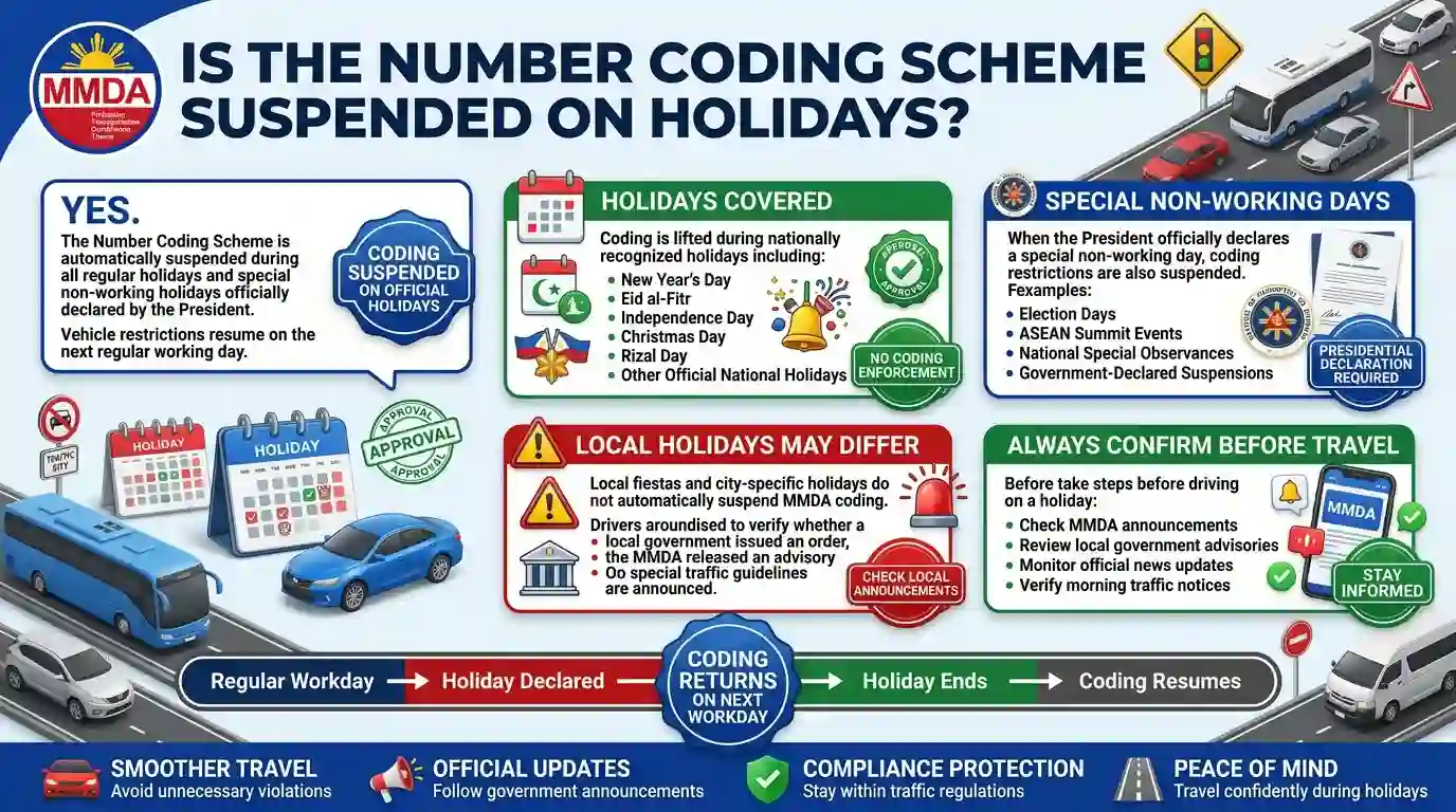 Is the Number Coding Scheme Suspended on Holidays