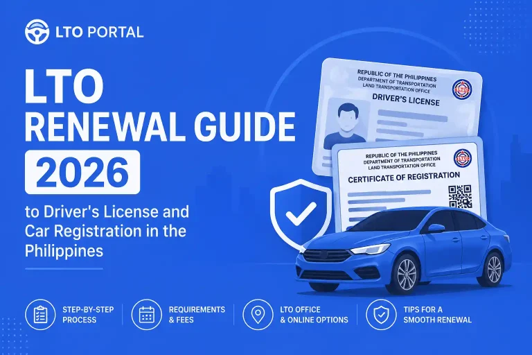 LTO Renewal Guide 2026 to Driver's License and Car Registration in the Philippines