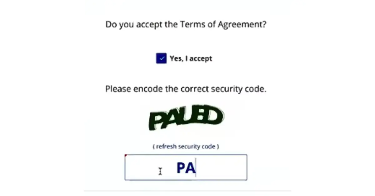 Step 3 Accept Terms and Conditions