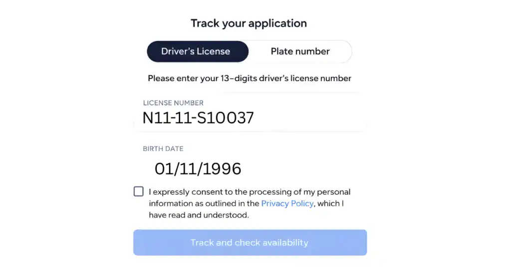 Provide your date of birth. (your birth date will be matched with your ID card).