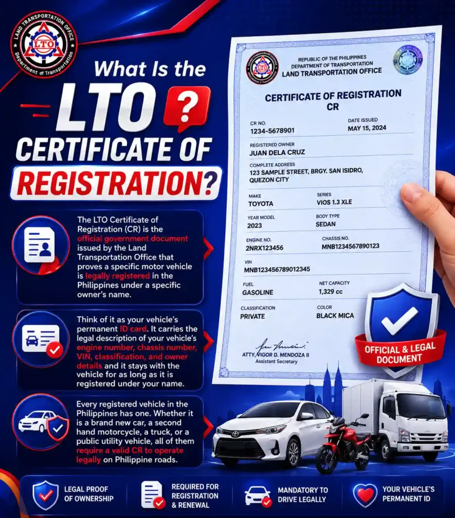 What Is the LTO Certificate of Registration